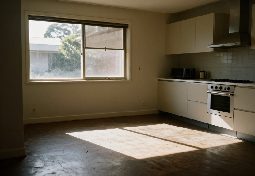 Clean kitchen floor after ant control treatment in Marayong